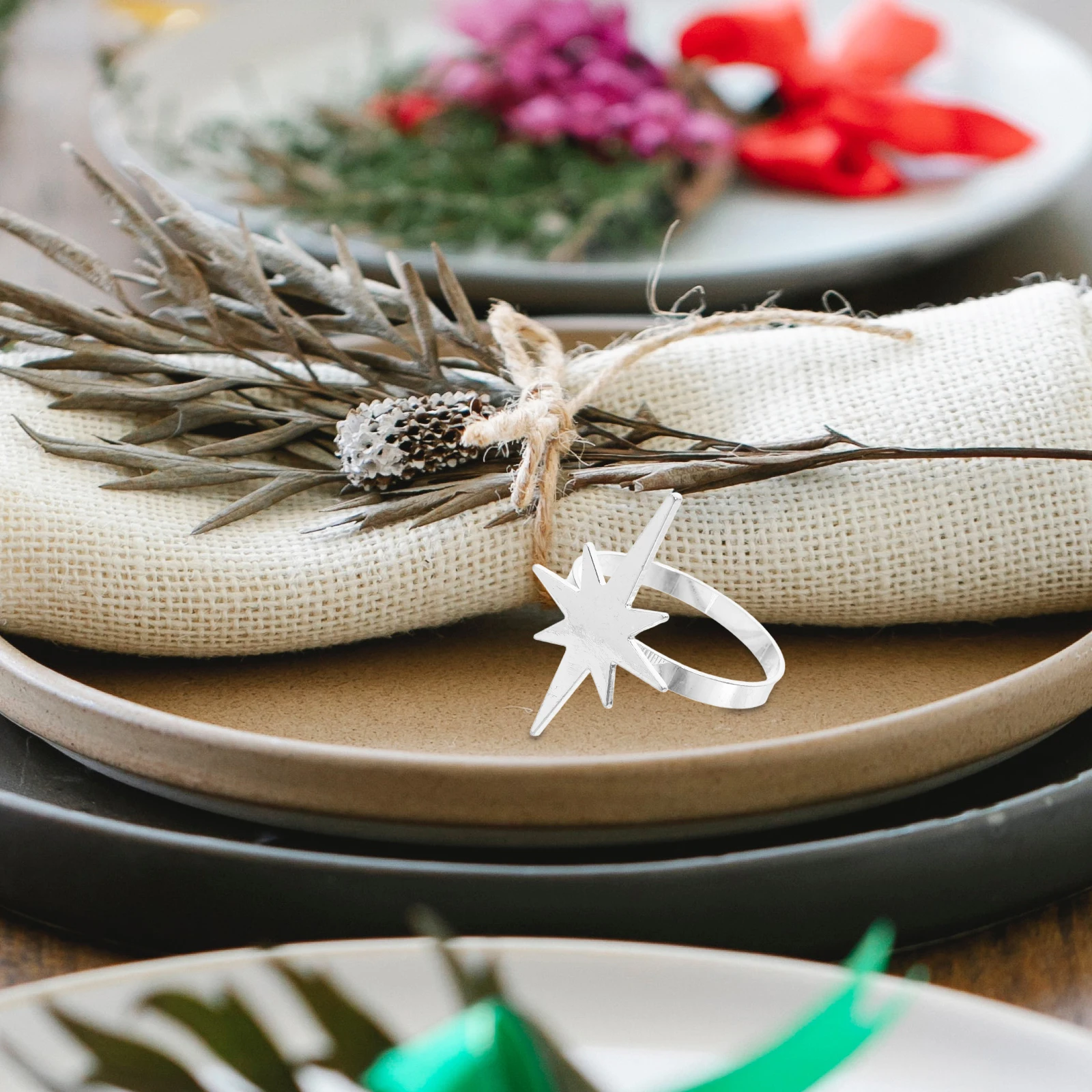 

1 set 1 Set Cross Napkin Rings Religious Christian Holiday Wedding Banquet Table Serviette Holders Decorative Napkin Buckles For