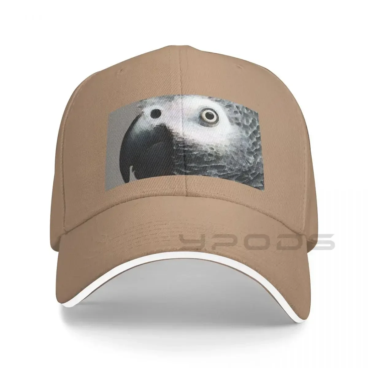 2026 New African Gray Parrot Art - Softy Bucket Hat Baseball Cap Fashion Brand Man Caps Women's Beach Outlet 2022 Men's