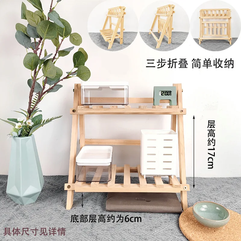 Flower Stand Living Room Succulent Stand White Transparent New Old Log Balcony Multi-functional Simple Single Stand