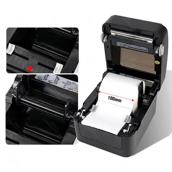 Xprinter XP-420B termální tiskárna přepravních štítků 4x6 palců 100x100 mm 100x150 mm tiskárna čárových kódů USB Bluetooth pro UPS DHL 10 nejlepší prodej 100mm termální tiskárna - №6