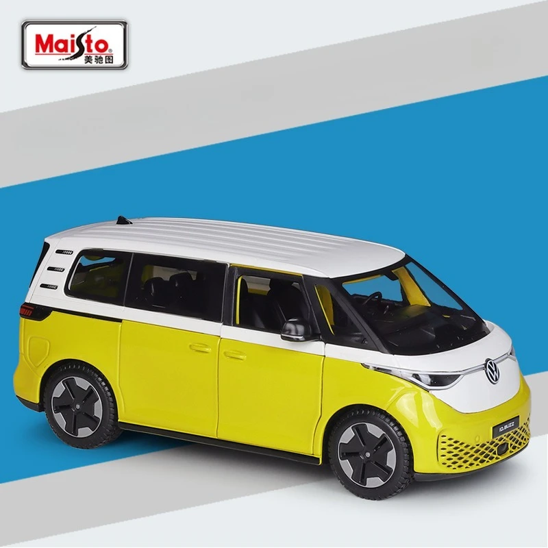 

Maisto 1:24 ID.Buzz 2023 Simulation Alloy New Energy Pure Electric Model Toy Diecast Alloy Car Model Collectible