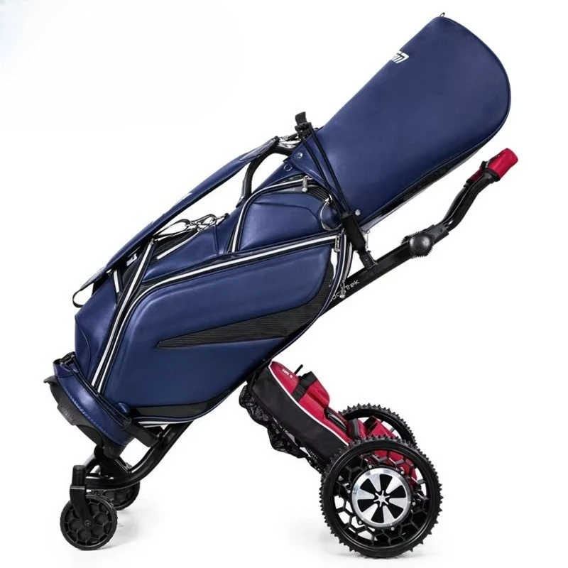 PGM QC008 Smart Automatic AI Golf Trolley Remote Control Electric Golf Trolley Cart 4wheel