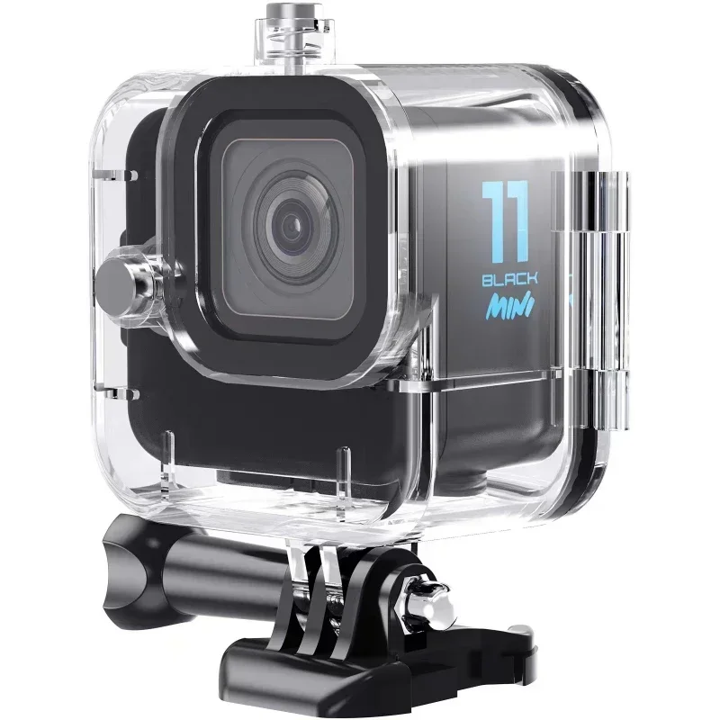 Per GoPro Hero 11 Mini custodia impermeabile nera custodia protettiva per immersioni subacquee custodia subacquea accessori per fotocamere sportive