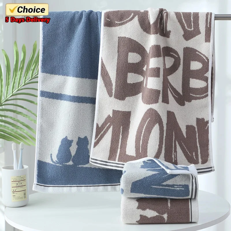 

100% Cotton Bathroom Hand Towel Thickened Face Hair Towels Bathroom Adults Hotel Travel LoverIncreases Water Absorption