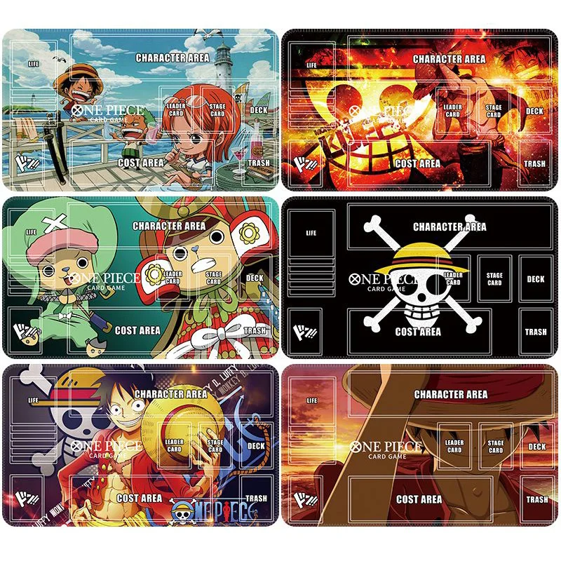 

Opcg Battle Card Pad Diy One Piece Board Game Card Battle Single Player Venue Design Card Mat Nami Luffy Usopp Sanji Nico Robin