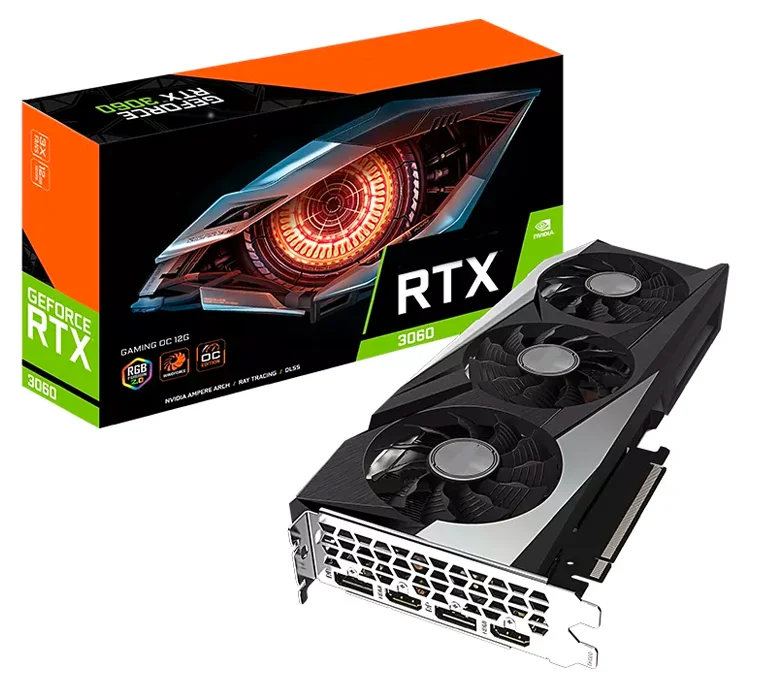 Karta graficzna Nvidia Geforce RTX 3090 3080 3070 3060 Ti 2060 Non LHR do gier Karta graficzna Komputer Gaming pc Rtx 3090ti FHR