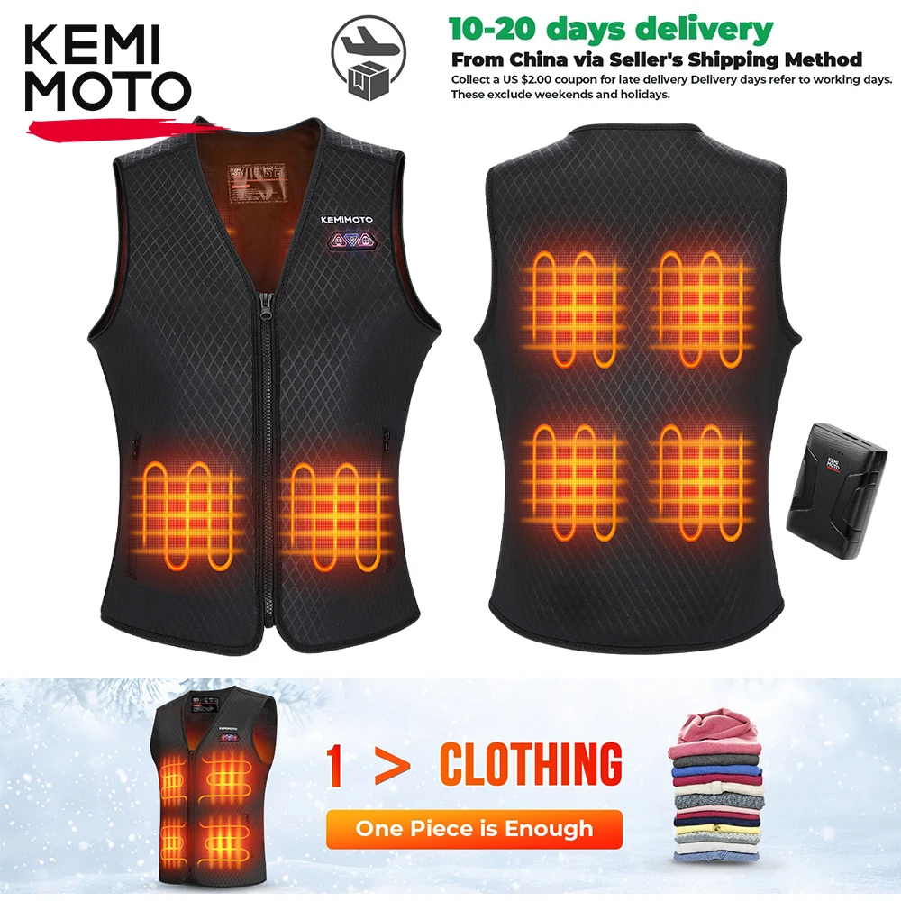 KEMIMOTO жилет с электрическим