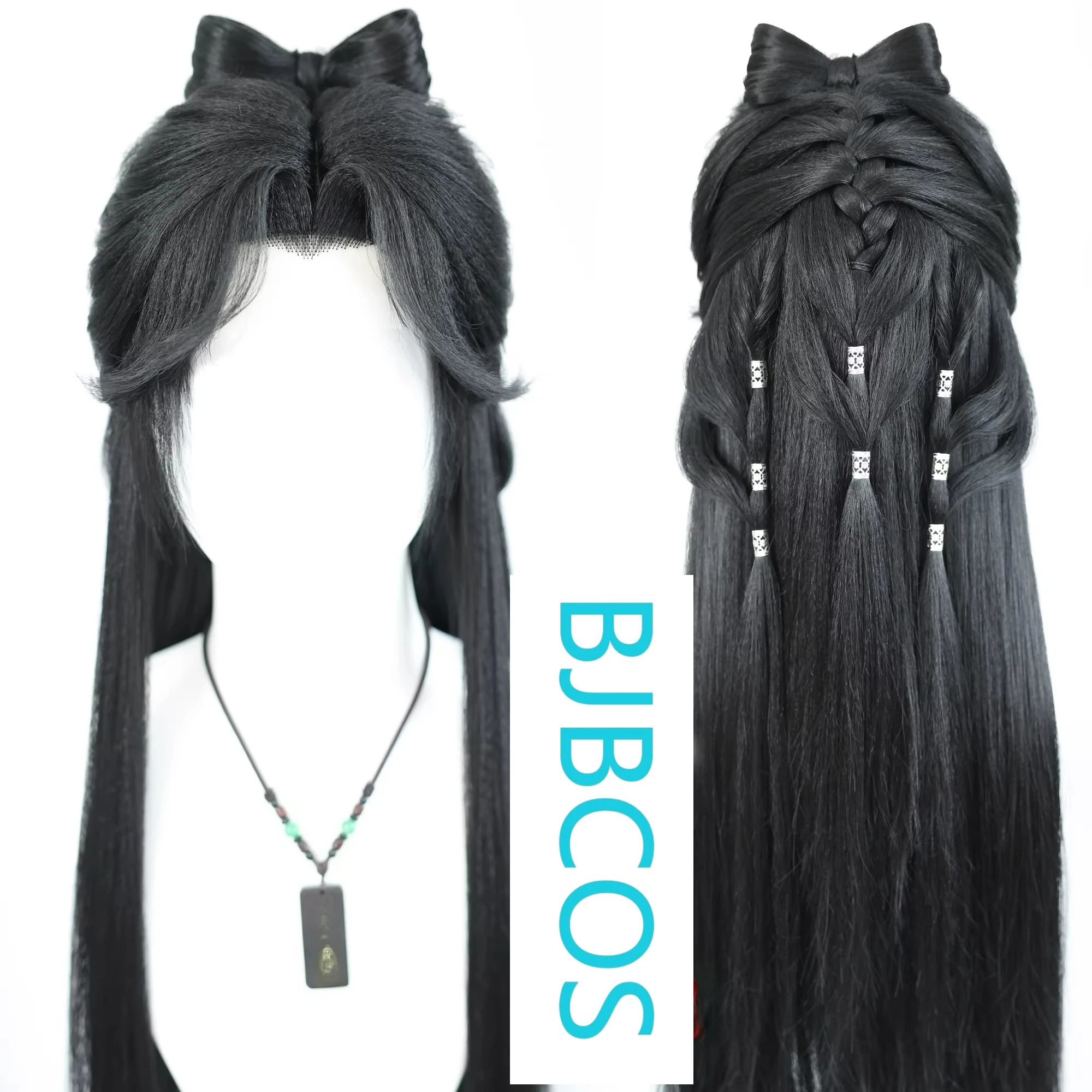 

[Styled Wig]Perfect World Qingyi Lace Front Wig Hairy Girl Style COS Wig Set