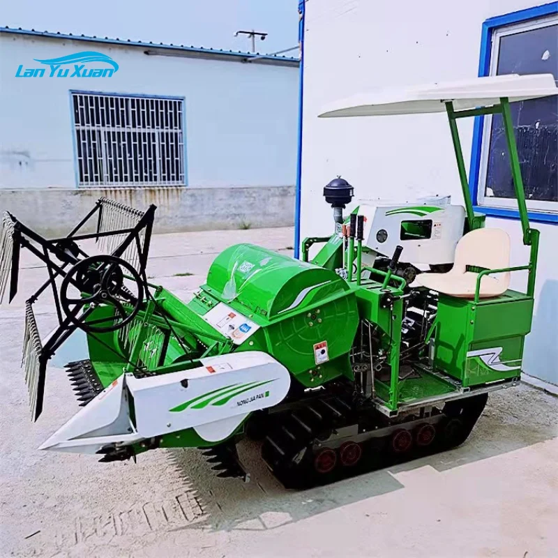 Soybean combine harvester 4LZK-1.0 for hot sale in 2022 with efficient and estable