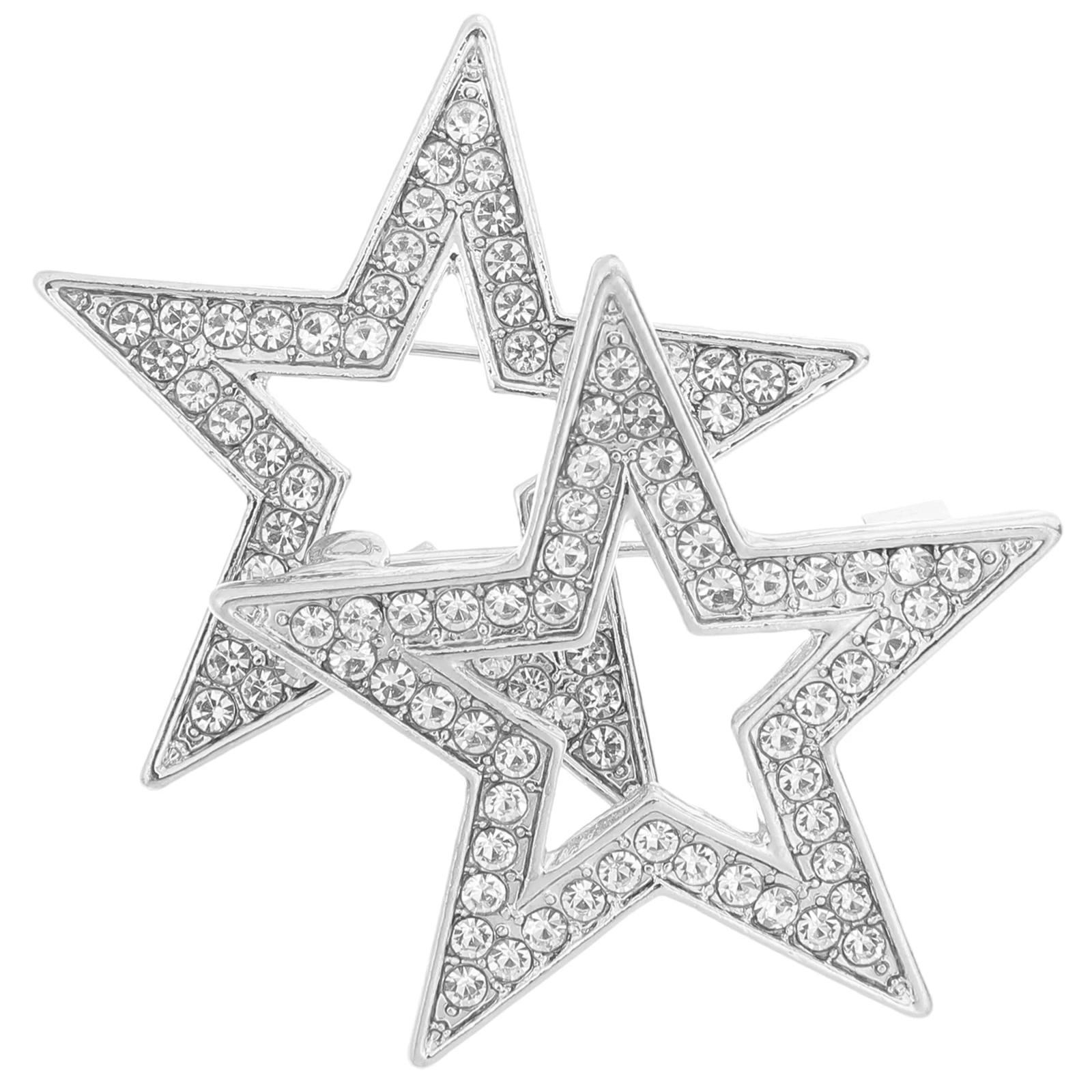

2pcs Star Brooch Pin Five-Pointed Alloy Brooches For Women Men Suit Scarf Shawl Wedding Dress Corsage Lapel Vintage Style