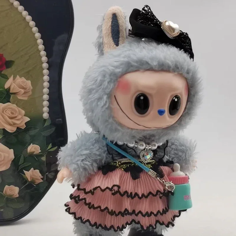 Für 17CM Labubu Puppen High-End-Kleidung trendige Mode Anzug handgemachte individuelle Rock Anzug 1/2 universelle exquisite Kleidung