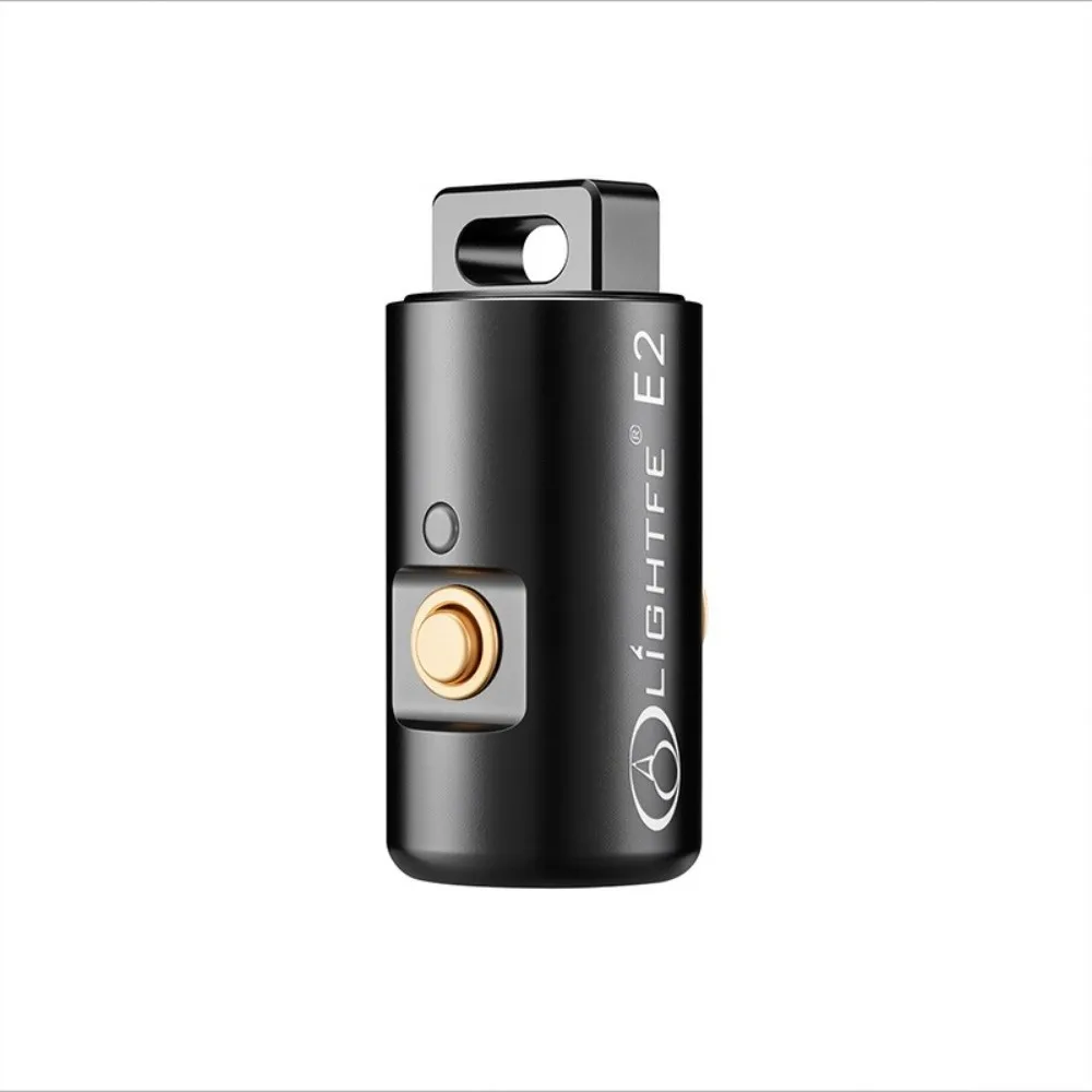 6g Mini Flashlight Keychain 6-Mode Strobe Sos USB Magnetic Charging Ultra-Thin Flashlight Camping Lantern Running Hiding