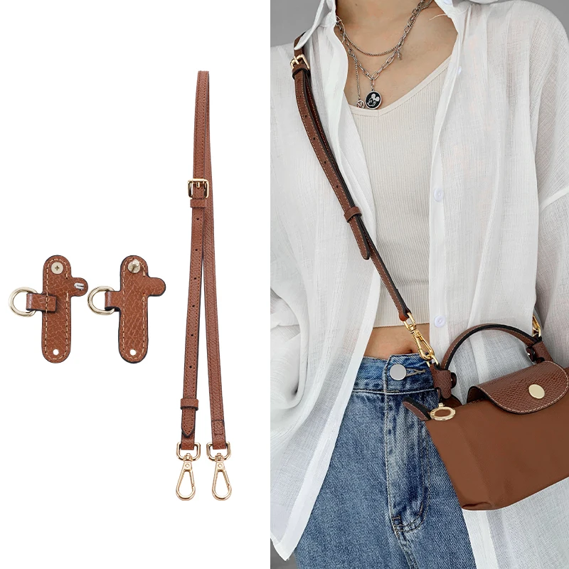 

Bag Strap For Longchamp Mini Bag Free Punching Modification Transformation Accessories for Mini Bag Shoulder Strap