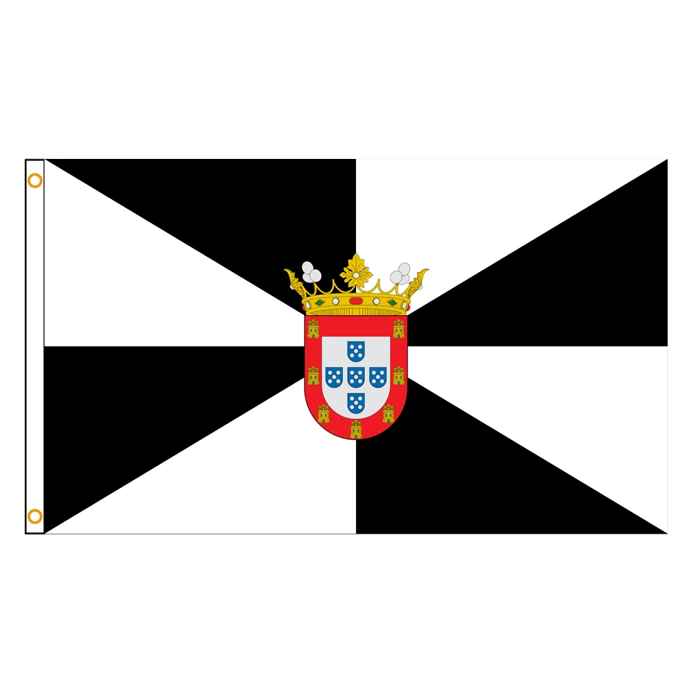 3x5 Ft Ceuta Flag Vivid Color and Fade proof an autonomous city of Spain Flags Polyester with Brass Grommets