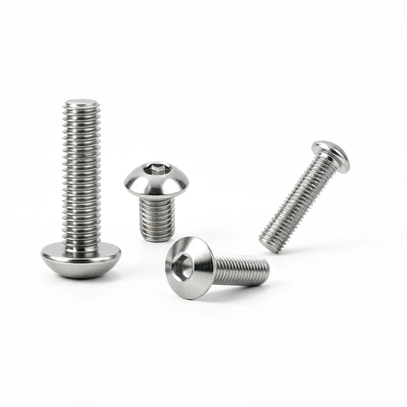 Sechskant-Innensechskantschraube aus Edelstahl 304 A2-70 M3 M4 M5 M6 M8 M10 mit Innengewinde, ISO7380