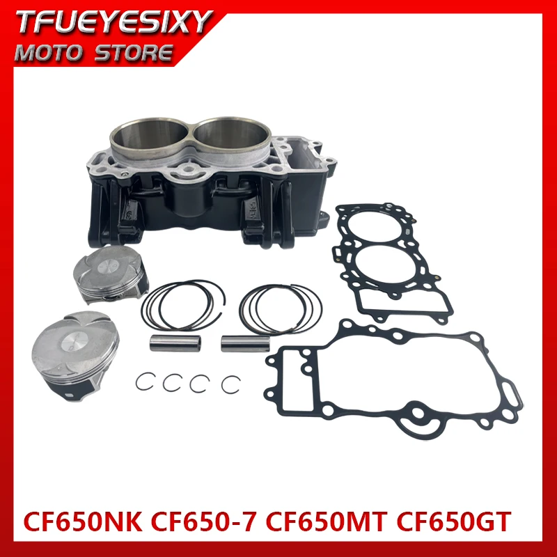 

For CFMOTO CF650MT CF650NK CF650-7 CF650GT STATEGUEST Motocycle Big Bore Cylinder Piston & Gasket Kit engine Accessories