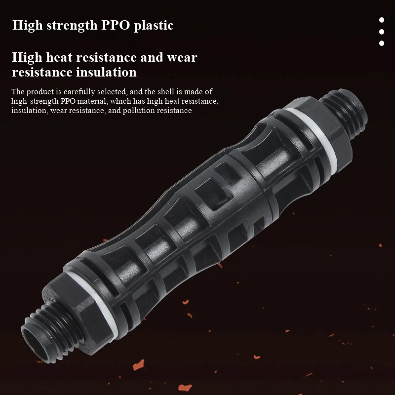 1/2/3/4/5sets Pair of PV Solar Panel Mount Plug Connector IP68 1500V 30A Cable Male and Female And Inverter Photovoltaic 2.5/4/6