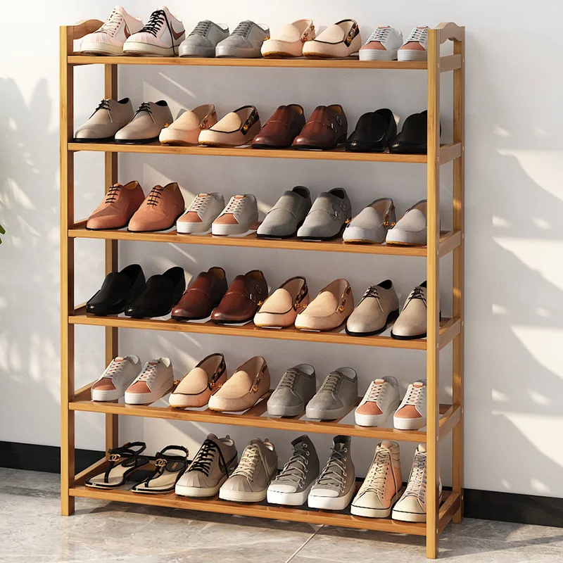 Multi-Tier Simple Shoe Rack Storage Organizer For Entryway Dormitory Household Space-Saving Economical Shoes Shelf Stand Indoor