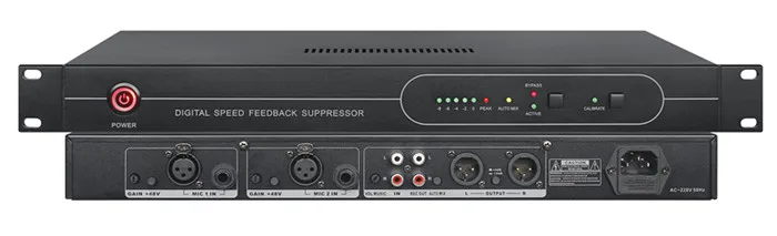 HF-8716 وحدة تحكم ردود الفعل الرقمية الأوتوماتيكية بالكامل القامع المهنية في الهواء الطلق المرحلة لمكبر الصوت كاريوكي KTV