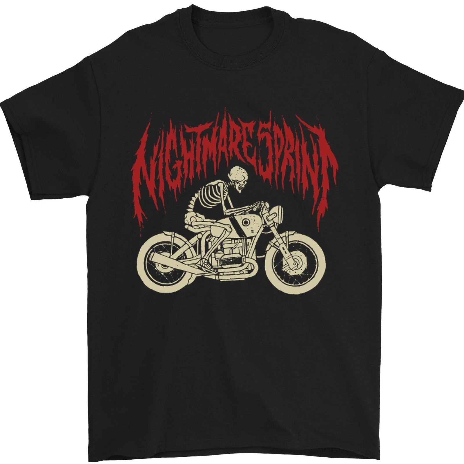 

Motorcycle Lover T-shirt Men's Summer Sweat-absorbing Breathable Top Cotton Round Neck Short-sleeved Fashion Men's Clothing