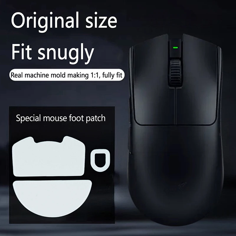 1Set For Razer VIPER V3 PRO Mouse Skates Brake Control Speed Silencer Mouse Feet ICE Version Mice Glides PTFE Feet Stickers