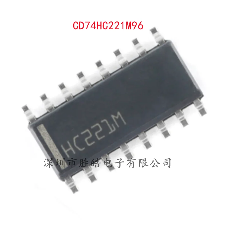 (10PCS)  NEW  CD74HC221M96    74HC221M96   Dual Monostable Multivibrator Chip    SOIC-16   CD74HC221M96   Integrated Circuit