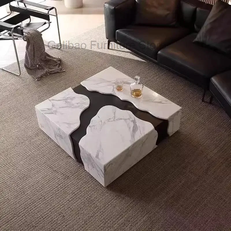 

Modern Luxury Coffee Table Books Designer Bedroom Simple Clear Coffee Table Aesthetic Minimalist Glass Couchtisch Furniture