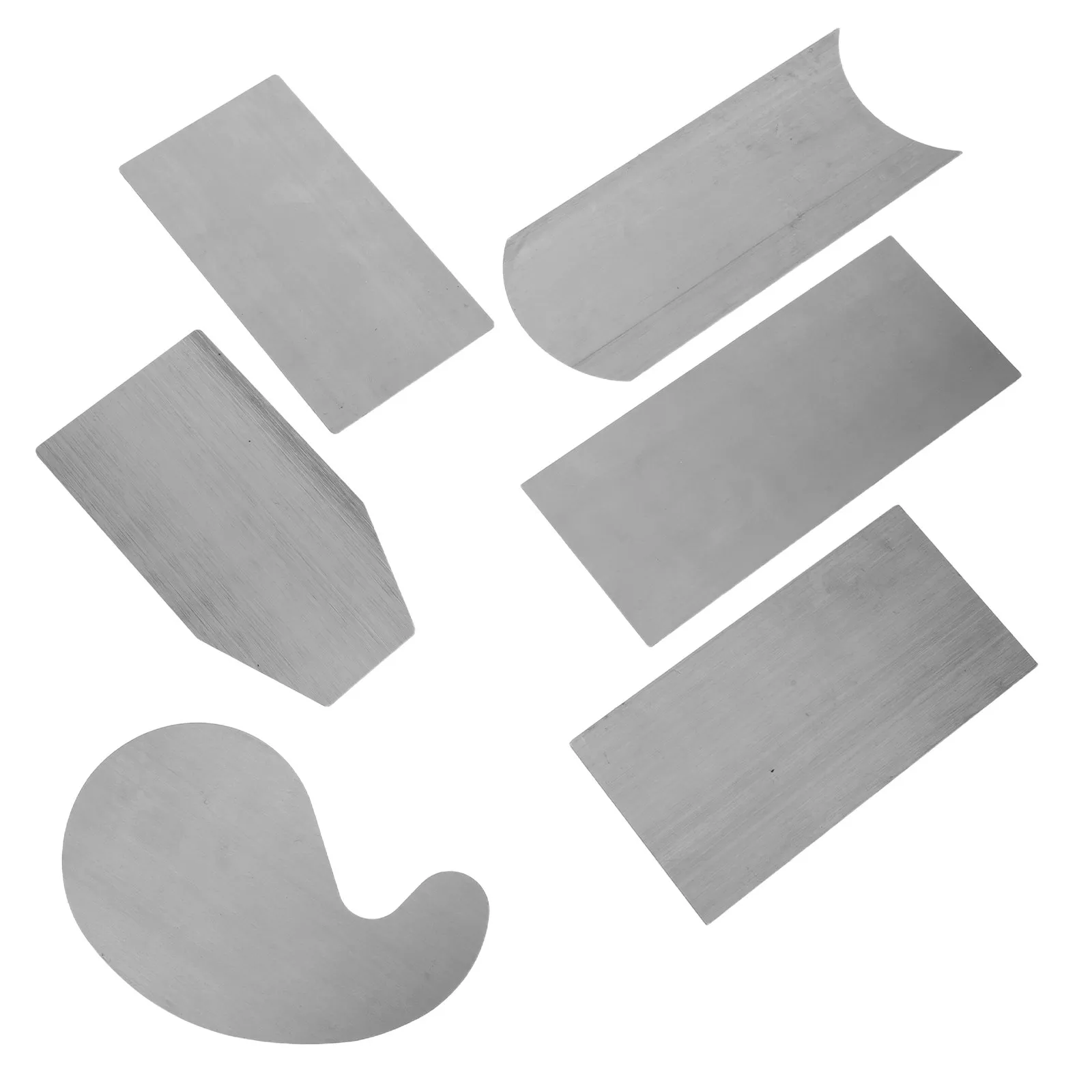 6Pcs Woodworking Card Scraper Kit Ergonomic Multi-Use Cabinet Scraper for Precision Surface Finishing Wood Scraping Sanding