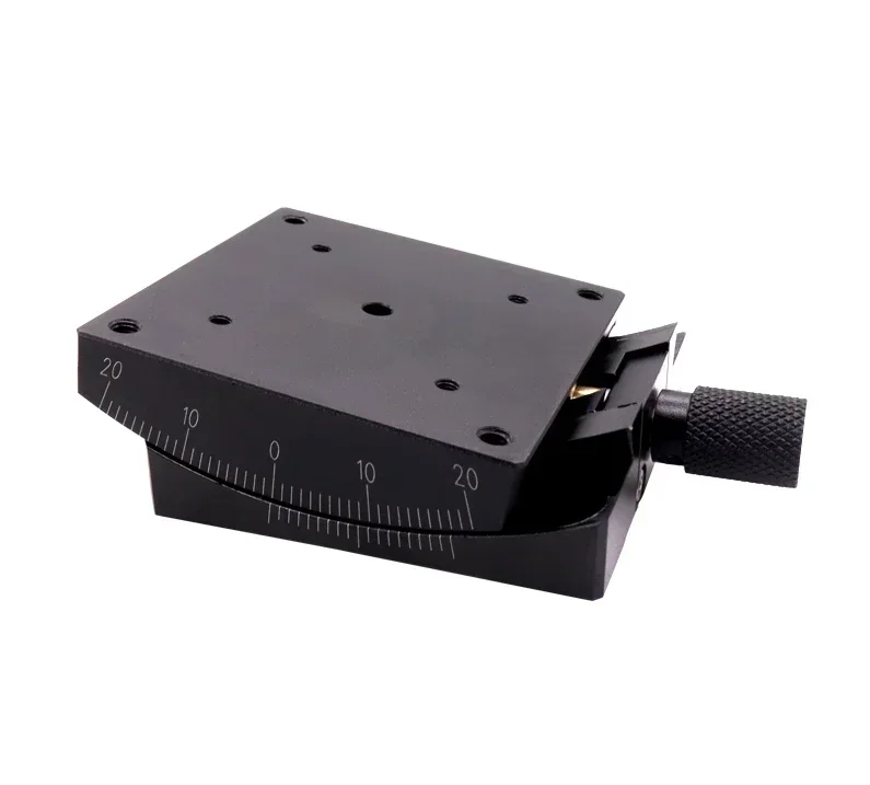 X-axis Angular Tilt Table GFG60-60 Curved Slide Table High Precision Optically Adjustable Angular Manual Displacement Stage