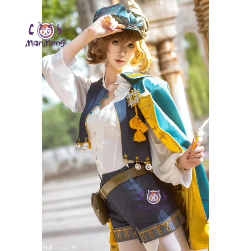 

Game Reverse:1999 Recoleta Cosplay Costume Hat vest shirt shorts socks Halloween party cute men women suit full set uniform