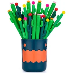 Stylos à encre gel noire créative, vente en gros, cinq styles nouveaux, stylos d'écriture amusants, fournitures scolaires et de bureau pour étudiants, 24 pièces