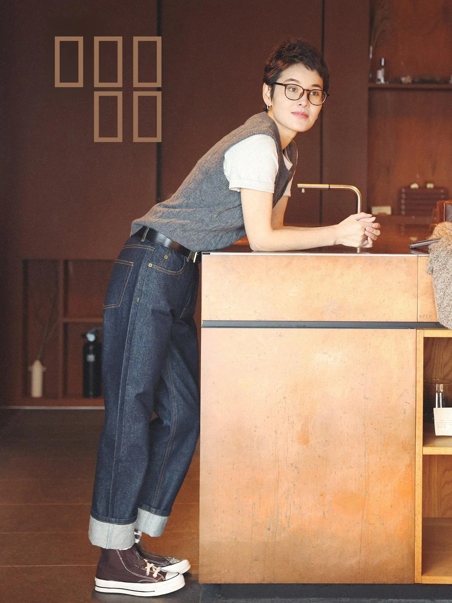 

Оригинальные джинсы MsDidion свободного кроя с высокой талией, женские джинсовые брюки премиум-класса, длинные брюки с высокой талией