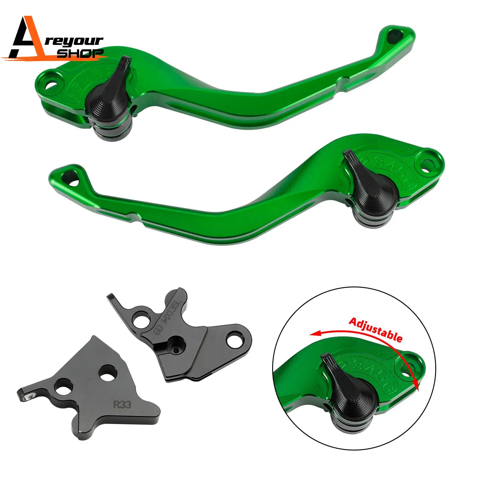 

Короткий тормозной рычаг с ЧПУ подходит для YAMAHA YBR125 2005-2014 гг.