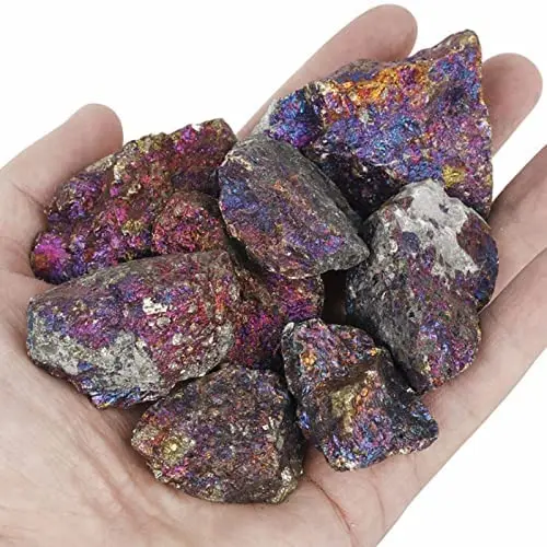 Natural Colourful Chalcopyrite Collection Ore Mineral Specimens