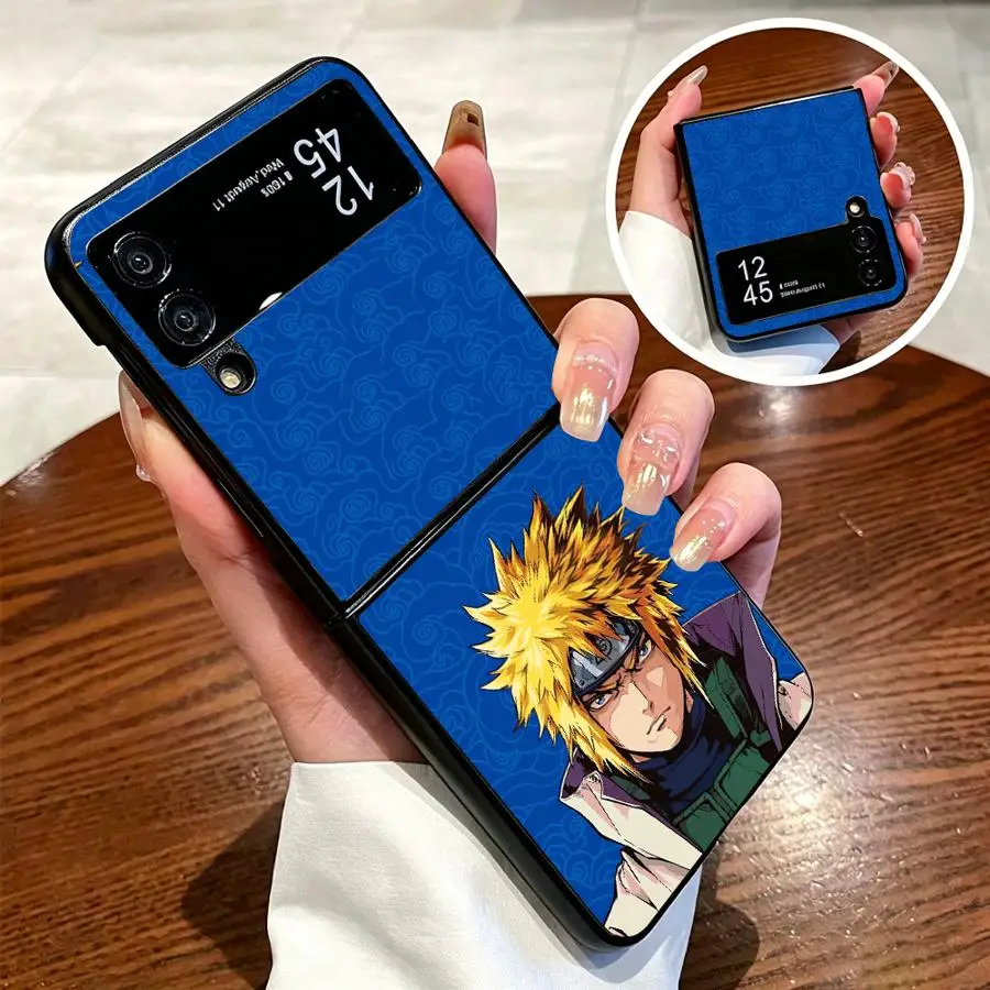 Phone Shell Case for Samsung Galaxy Z Fold 8 Ultra Flip8 ZFold5 Z Flip 3 4 7 6 5 8 ZFold4 ZFold3 ZFold6 ZFold7 Anime N-NARUTOS