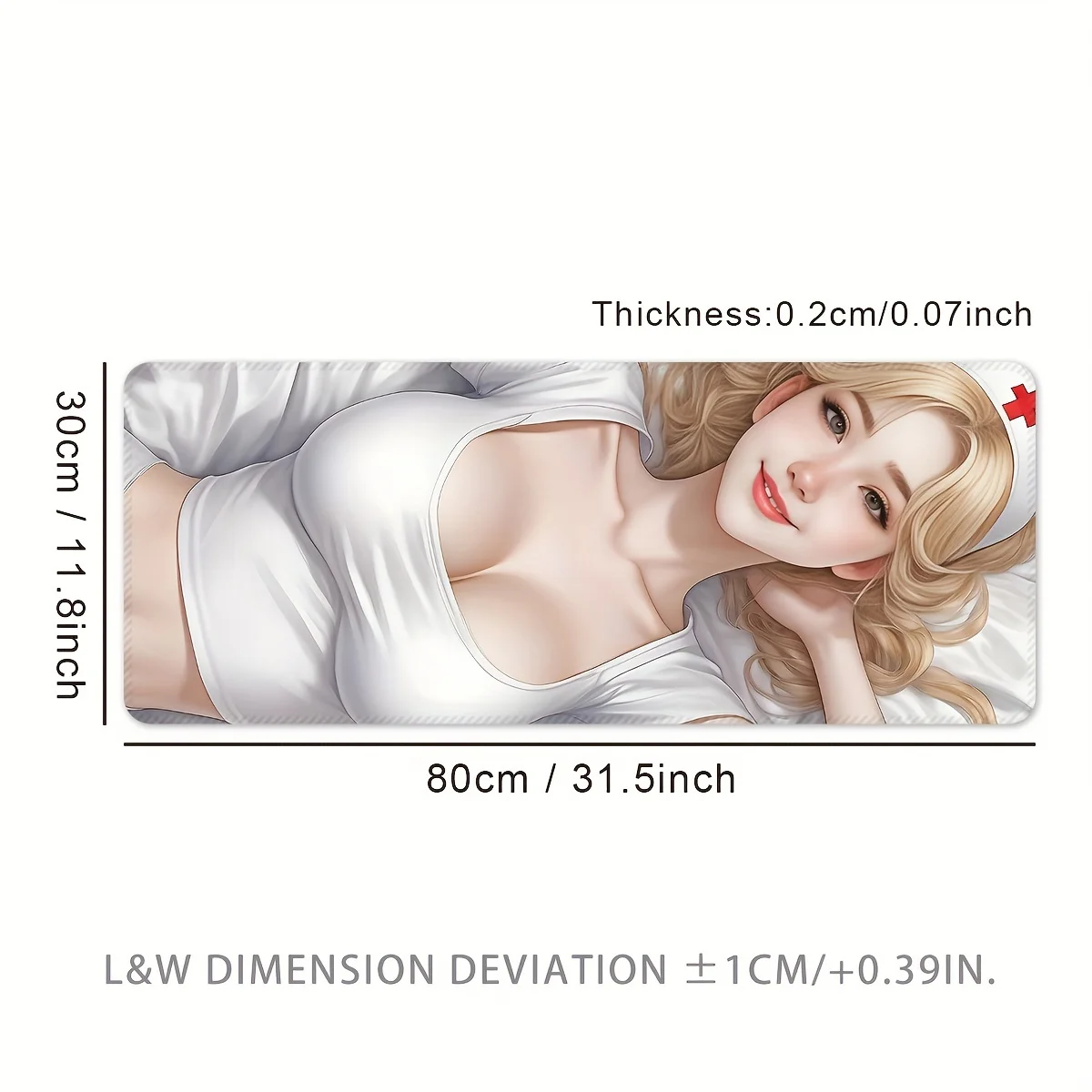 لوحة ماوس ألعاب كبيرة الحجم من الشعر الذهبي، حصيرة مكتب مطاطية سميكة ممتدة كبيرة الحجم، لوحة ماوس مكتب غير قابلة للانزلاق وقابلة للغسل بدقة #5