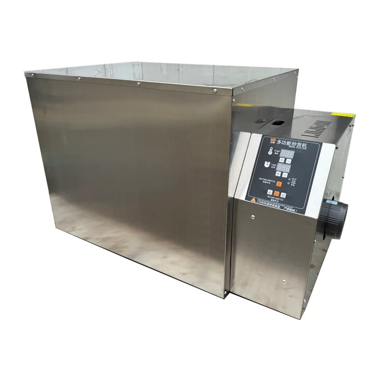 Electric Peanut Roaster Machine 220V Computer Control Panel Peanut Sesame Chestnut Nut Roasting Machine Nut Roaster