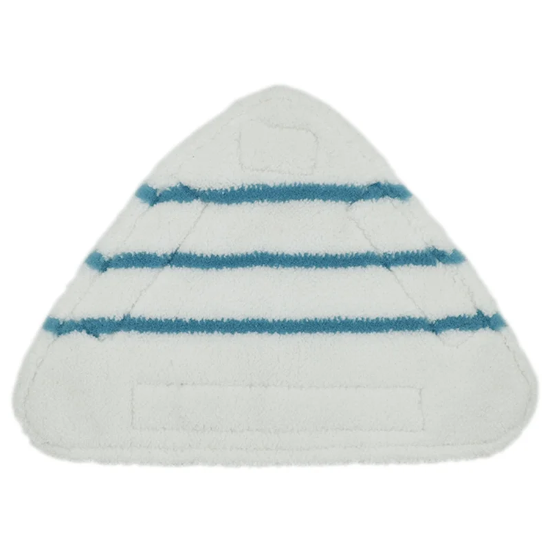 

B38B-6Pcs Steam Mop Replacement Pads Triangle Washable Cloth Cleaning Floor Microfiber Mop Head Pad Steam Mop Fittings