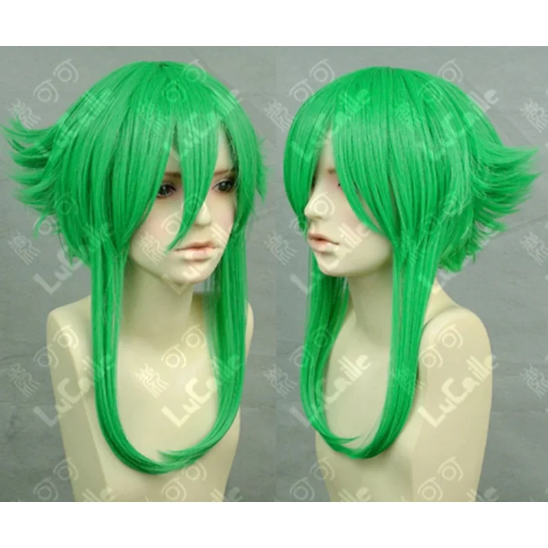 Megpoid Gumi アンチアリス グラスグリーン 耐熱髪 コスプレ衣装ウィッグ + 無料ウィッグキャップ