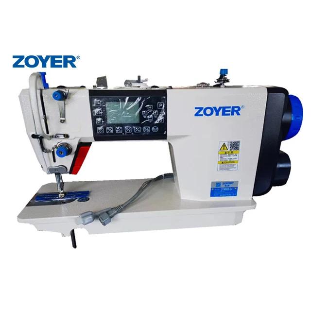 Zoyer ZY9000B-D4 High Speed Industrial Sewing Machine Computerized Single Stepping Motor Lockstitch for Heavy-Duty Projects