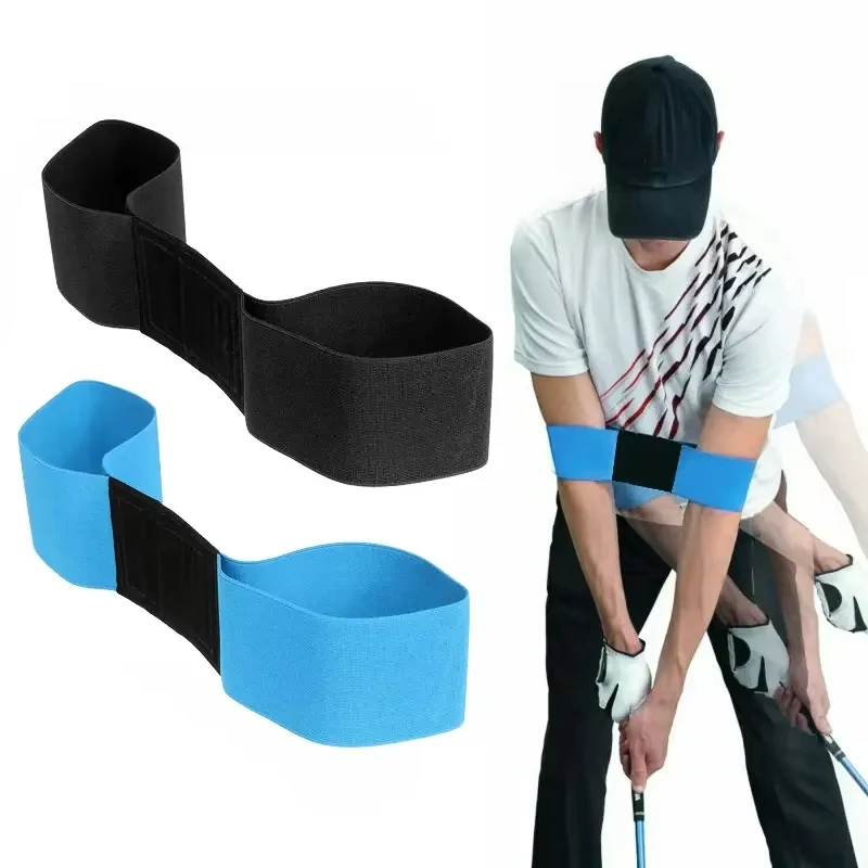Professional Elastic Golf Swing Trainer Arm Band, Golf Swing Gesture Corrector For Men Women Beginners