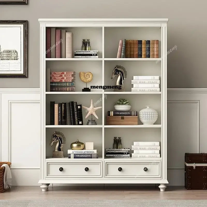 K182Modern Space Saving Bookshelf Living Room Bedroom Drawer Bookshelf Storage Organizer Muebles Para Hogar Furniture For Home