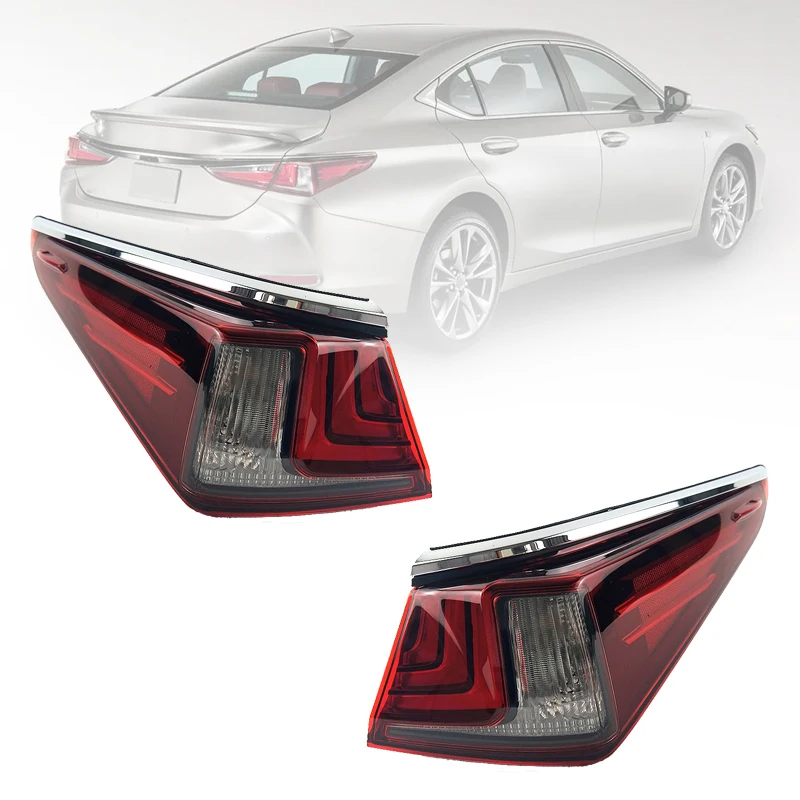 

Задний фонарь для Lexus ES200 2018-2021, автомобильный задний указатель поворота, стоп-сигнал, противотуманные фары, дневные ходовые огни, автомобильные аксессуары