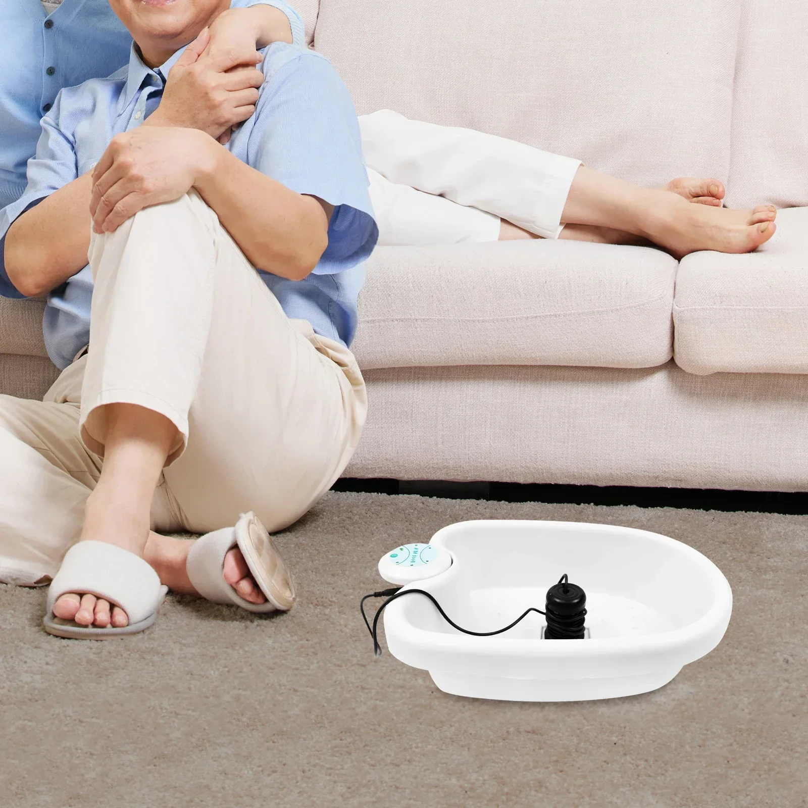 

Foot detox machine, portable ionic detox foot bath, suitable for home or beauty salons, comes with a basin to restore health