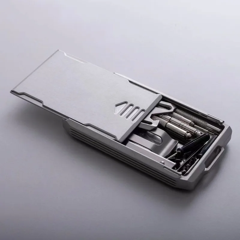 

Hard walled capsule sliding cover multifunctional outdoor metal storage box card cover