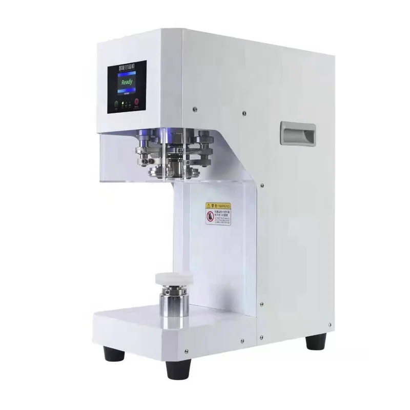 Semi Automatic 55mm Cans Sealer Beverage Seal Machine for 500ml 650ml PET Can Seamer Can Closing Machine