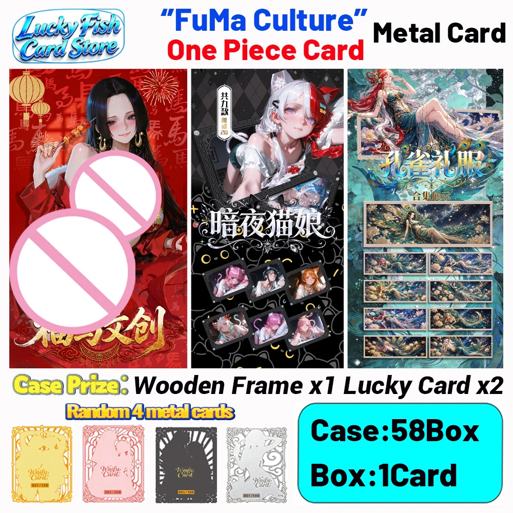 

Wholesale 2026 New FuMa One Piece Metal Card Luffy Zoro Collections Card Hobby Collectibles Cards for Child Gifts Toys