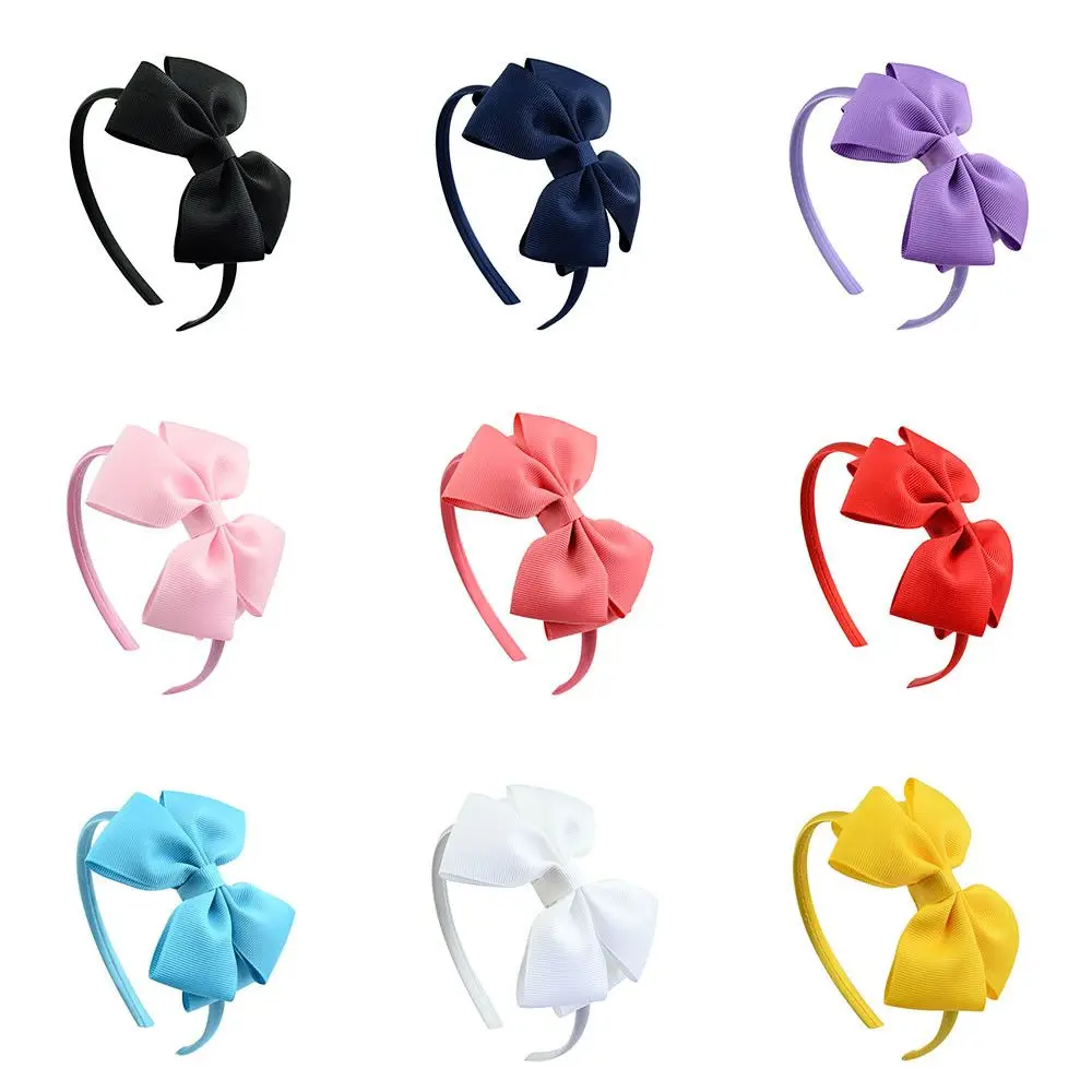 

Bowknot Satin Boutique Tiara Bow Hairband Headwear Hair Hoop Hair Accessories Ribbon Headbands