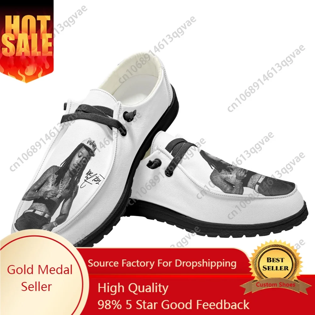 

Wiz American Rapper Khalifa Singer Casual Shoes Flat Shoe Men Woman Breathable Outdoor Lightweight Footwear Custom Made Shoes