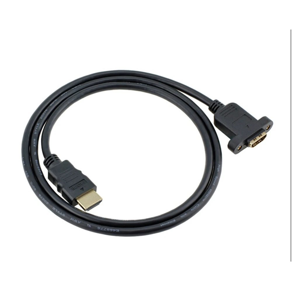 hdmi 28awg compatible extension cable for plug to socket cl2 with a rated power of 1080p, 0.3 m/0.6 m 1m/1.5 m (with screw)